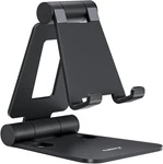 Nulaxy Dual Folding Cell Phone Stand, Fully Adjustable Foldable - Black. Fixed Price $13.28.