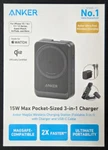 *new Sealed* Anker Maggo Wireless Charging Station (foldable 3-IN-1) B2557111. Fixed Price $95.00.