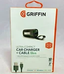 Griffin Powerjolt Mobile 10W Ultra-compact Car Charger Micro Usb New Nib. Fixed Price $9.88.