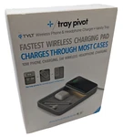 Tylt Qitrpvtgy-t Tray Pivot Wireless & Headphone Charger Vanity New. Fixed Price $21.14.