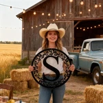 Custom Metal Monogram Wall Art-personalized Initial Letter Sign With Fami. Fixed Price $21.00.