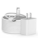 Iphone Fast Charger, Mfi Certified 20W Usb 10FT(C-L), White. Fixed Price $31.87.