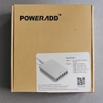 Poweradd 6-PORT Usb Hub/splitter Box Powered White AR-2815. Fixed Price $8.00.