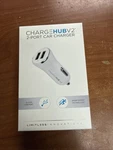 Lot Of 198 Brand New Chargehub V2 2-PORT Usb Car Charger Color White. Fixed Price $74.95.