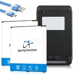 Long Life 2X 6220MAH Battery Charger Cable For Samsung Galaxy S3 Iii I9300 I9305. Fixed Price $62.98.