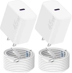 Iphone 17 Pro Max Charger Fast Charging, 45W Usb Wall With 10FT Long. Fixed Price $14.91.