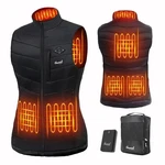 Chaparel Women Heated Vest With Battery Pack Medium, BLACK-16000MAH. Fixed Price $134.02.