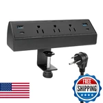 Fast Charge Clamp Power Strip 40W, Desktop Edge Mount Pd 20W Usb-c. Fixed Price $38.34.