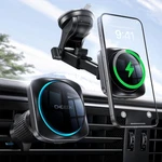 Chgeek 15W Magsafe Car Mount Charger, Wireless Magnetic Phone Holder. Fixed Price $39.08.