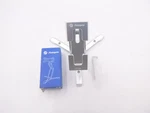 Fotopro SY-369 Star Silver Foldable Tripod Phone Stand 2.76" 4.33" Clip Range. Fixed Price $29.99.
