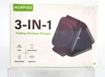 Murpiso 3 1 Folding Wireless Fast Charger For Apple Phone Watch And Earbuds. Fixed Price $17.92.