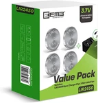 Eemb LIR2450 Rechargeable Battery Li-ion Charger With 3.7V 120MAH. Fixed Price $25.19.