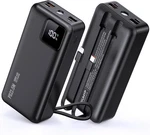 Power Bank Fast Charging With Built Cables,led Display 50000MAH Portable. Fixed Price $28.97.