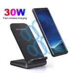 30W Wireless Charger Charging Stand Dock For Samsung Iphone Android Cell. Fixed Price $11.99.