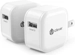 Iclever Boostcube 12W 2.4A Usb Wall Charger 2-PACK Mini Travel Adapter For X. Fixed Price $15.00.