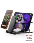 Multiple Devices Charging Station, 5-IN-1 For Iphone 17 Black. Fixed Price $47.50.