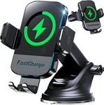 Chgeek Wireless Charger, 2026 Upgrade 15W Fast Charging Auto Clamping Car.... Fixed Price $42.45.