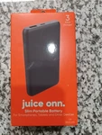 Juice Onn Slim Portable Battery. 10000 Mah Power Bank Brand New Sealed. Fixed Price $22.99.