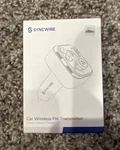 Syncwire Bluetooth 5.4 Fm Transmitter Car Adapter 48W Fast Charger (pd 36W). Fixed Price $18.95.