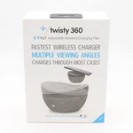 Tylt Twisty Wireless Charger With Multiple Viewing Angles (QITWST360GY-T). Fixed Price $8.99.