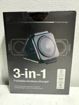 Murpiso 3 In 1 Magnetic Foldable Wireless Charger Unopened. Fixed Price $15.00.