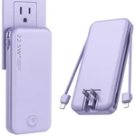 Nusyddy Portable Charger, 22.5W Fast Charging Power 12000MAH, Purple. Fixed Price $46.15.