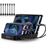 Mstjry Charging Station For Multiple Devices 5 Port Usb-a Charger. Fixed Price $42.56.