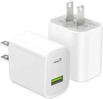 Pack Usb Charger Block Dual Port Type Wall Fast Charging 20W Power. Fixed Price $10.99.
