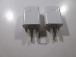 Lot Of 2 Insignia 18W Usb Wall Charger Quick 3.0 NS-AC1UQC3-C. Fixed Price $9.00.