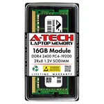 A-tech 16GB DDR4 2400 Mhz PC4-19200 Laptop Sodimm 260-PIN 2RX8 Memory Ram 1X. Fixed Price $104.68.