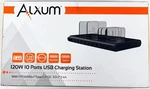 Lot Of Alxum 120W 10-PORT Usb Charging Station Multi-device Charger Docks. Fixed Price $44.99.