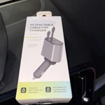 Retractable Cable Car Charger 4-IN-1 Brand New. Fixed Price $20.00.