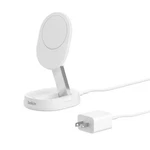 Boostcharge Pro Convertible Magnetic Wireless Charging Stand With QI2 15W, White. Fixed Price $47.99.
