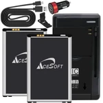 2X 3000MAH Durable Battery Car Charger Cable Bracket For Kyocera Duratr E4750. Fixed Price $54.66.