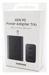 Samsung 65W Pd 3.0 Trio Power Adapter EP-T6530 Super Fast Charging Wall Charger. Fixed Price $24.99.