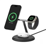 Belkin 3-IN-1 Stand 15W QI2 Wireless Charger Iphone/watch/airpods-black. Fixed Price $49.95.