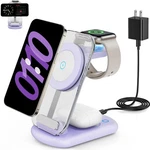 Rynd 2026 Traveling Wireless Mag-safe Fast Charging Station,magnetic 3 Purple. Fixed Price $30.92.