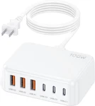 Updated Usb Fast Charger Block, 100W Gan 6 Port Qc Wall Char.... Fixed Price $46.95.