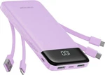 Charmast Portable Charger With Built In Cables, Power Bank Cords Purple. Fixed Price $36.59.
