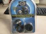 Eklipes Adjustable Dual Ring Handle Bar Mount Black 12VL Power Socket EK1-161B. Fixed Price $12.98.