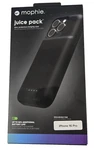 Mophie Juice Pack Battery Case Iphone 16 Black 2800MAH Usb-c Drop Protection. Fixed Price $49.95.