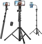 74" Flexible Phone Tripod Tall Cell Adjustable Gooseneck Remote Por. Fixed Price $48.83.