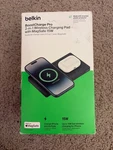Belkin Boostcharge Pro 2-IN-1 Magnetic Charging Travel Pad 15W QI2 Opened. Fixed Price $14.22.