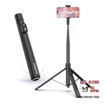 66" Justtap Tripod For Iphone, Automatic Selfie Stick Cell Black. Fixed Price $39.84.