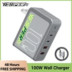 100W Usb-c Wall Charger 4-PORTS Gan Tech Fast CHARGING+5FT Cable. Fixed Price $29.99.