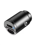 Dual Port Usb Pd 30W Metal Mini Quick Fast Car Charger Adapter For Smartphone. Fixed Price $8.99.
