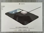 Mophie 4-IN-1 Universal Wireless Charging Mat Black. Fixed Price $85.00.