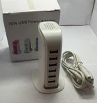 Multi-port Usb Desktop Charger Tower Charging Station Power Adapter 30W,6 Port.. Fixed Price $24.99.
