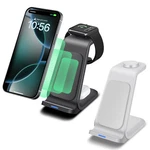 3IN1 Wireless Charger Dock Fast Charging Station For Apple Watch Air Pods Iphone. Fixed Price $15.99.