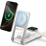 Wireless Mag-safe Charger Stand For Iphone 17 Pro Max, 3 Charging Statio.... Fixed Price $46.01.